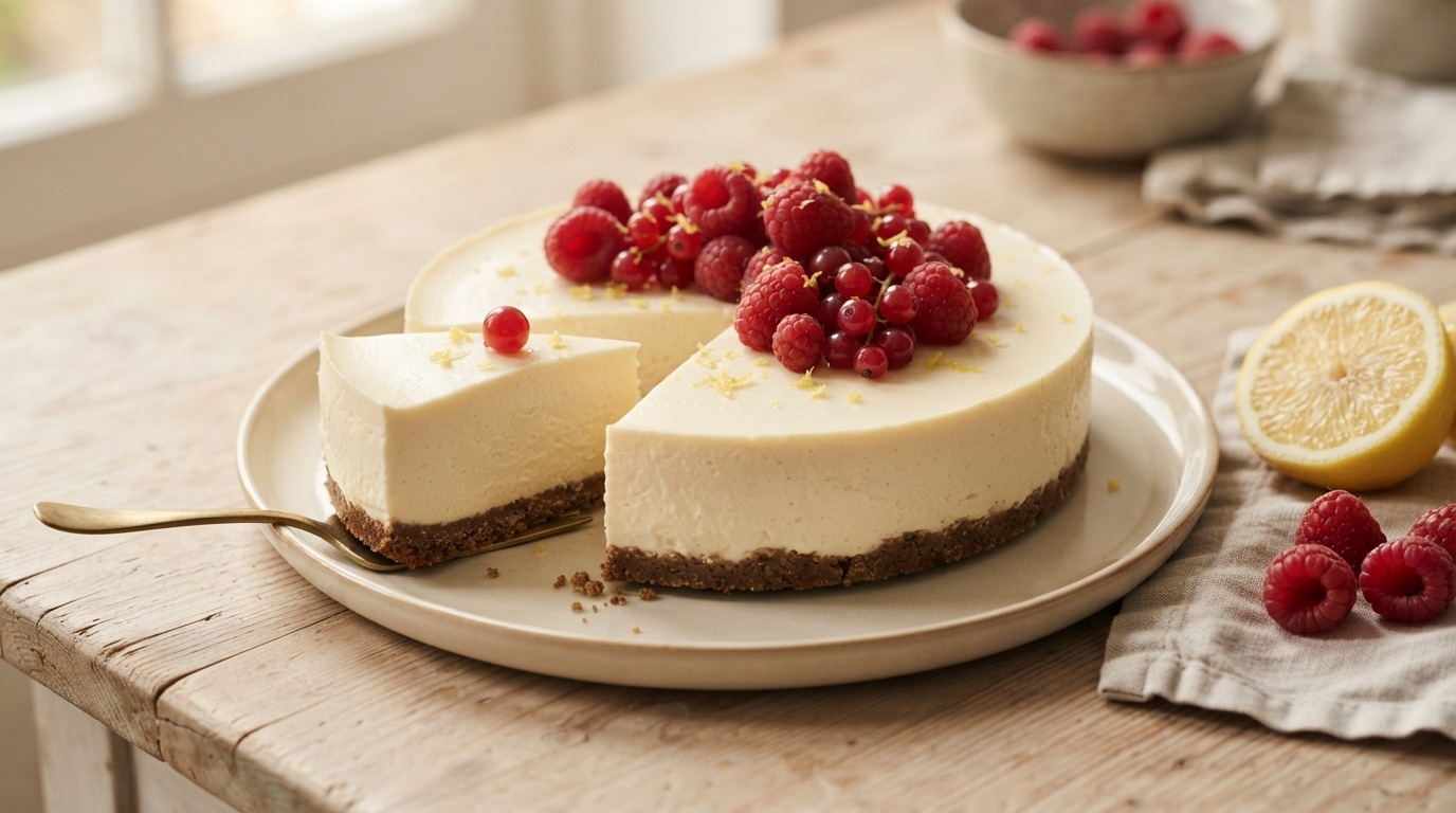 Lemon cheescake zonder oven!