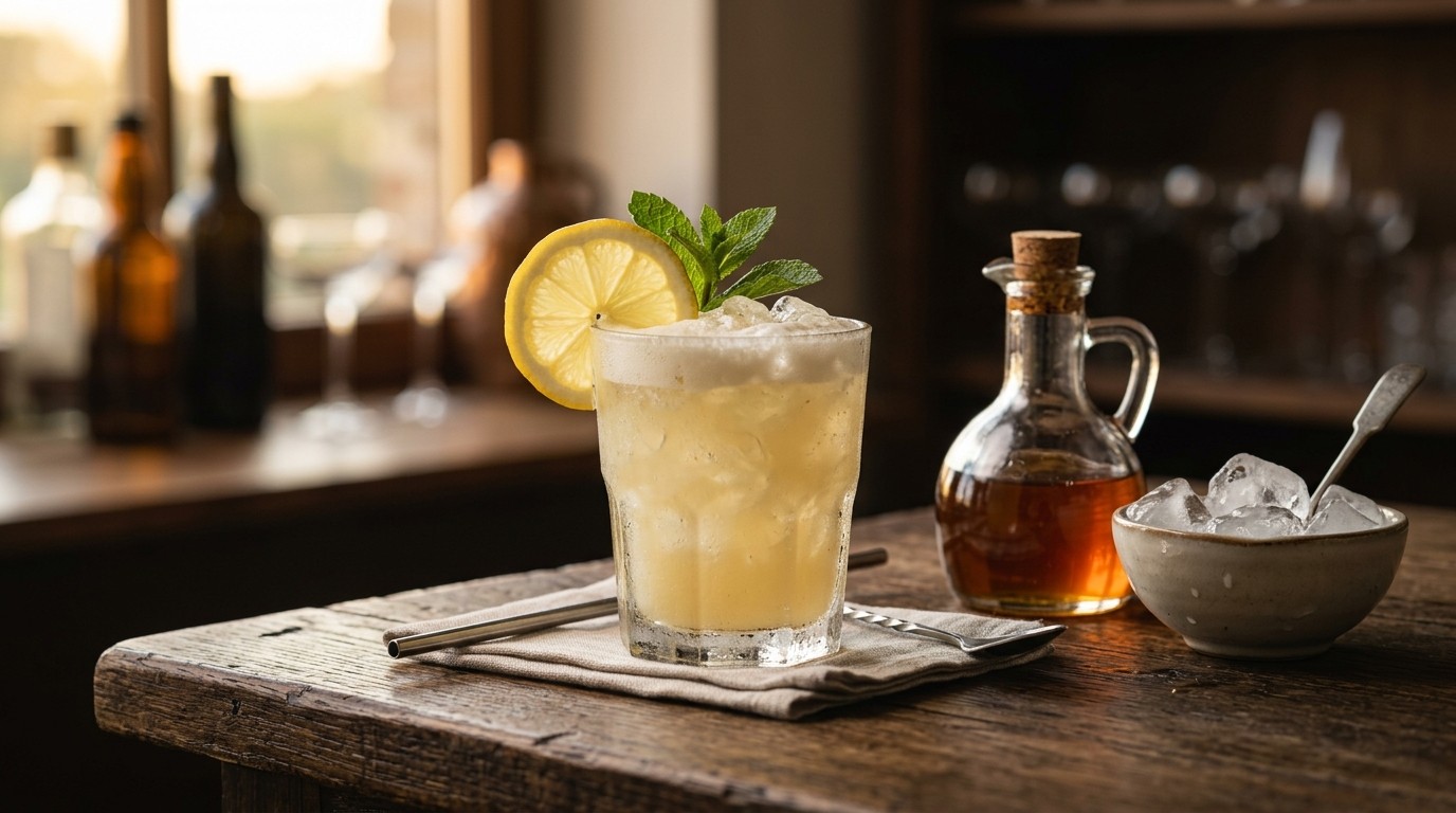 Lemon shake met Bacardi Grand reserva