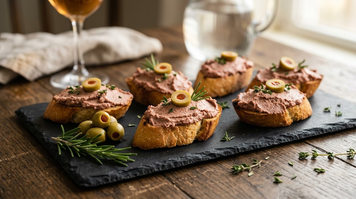 Leverpaté op toast