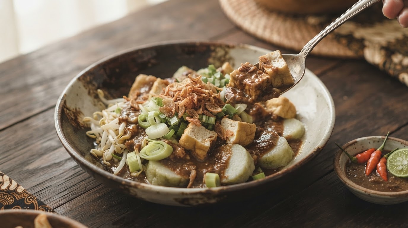 Lontong Tahu Campur