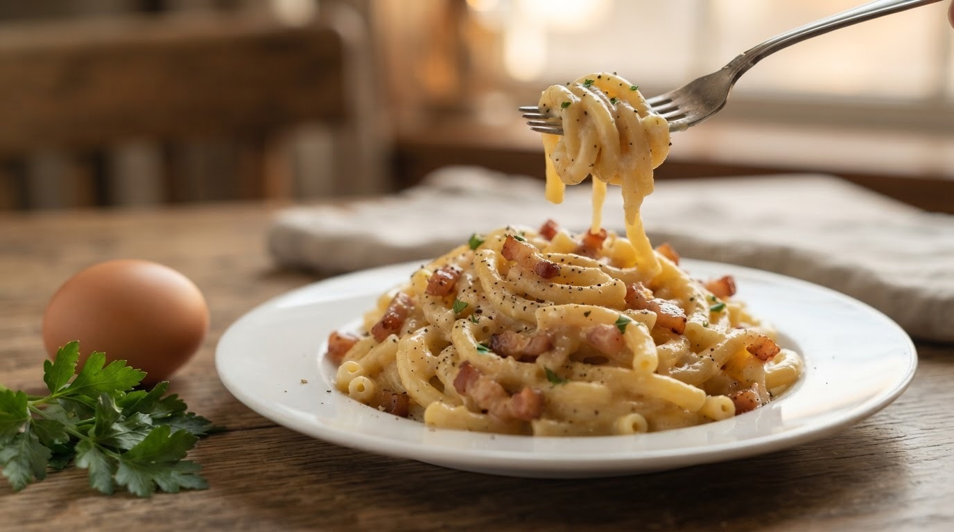 Macaroni carbonara