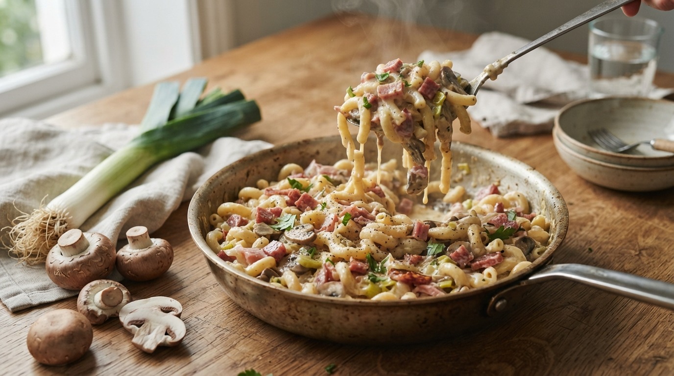 Macaroni carbonara