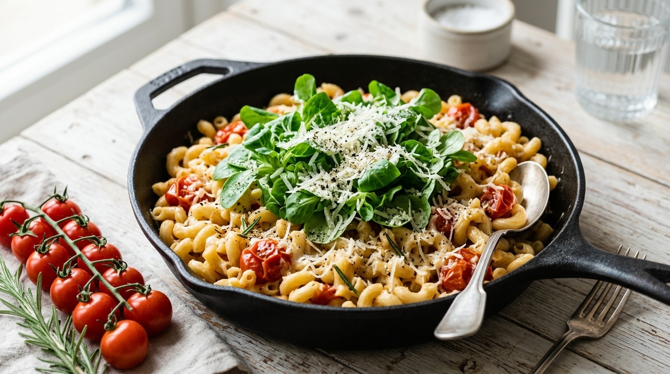 Macaroni met cherrytomaatjes