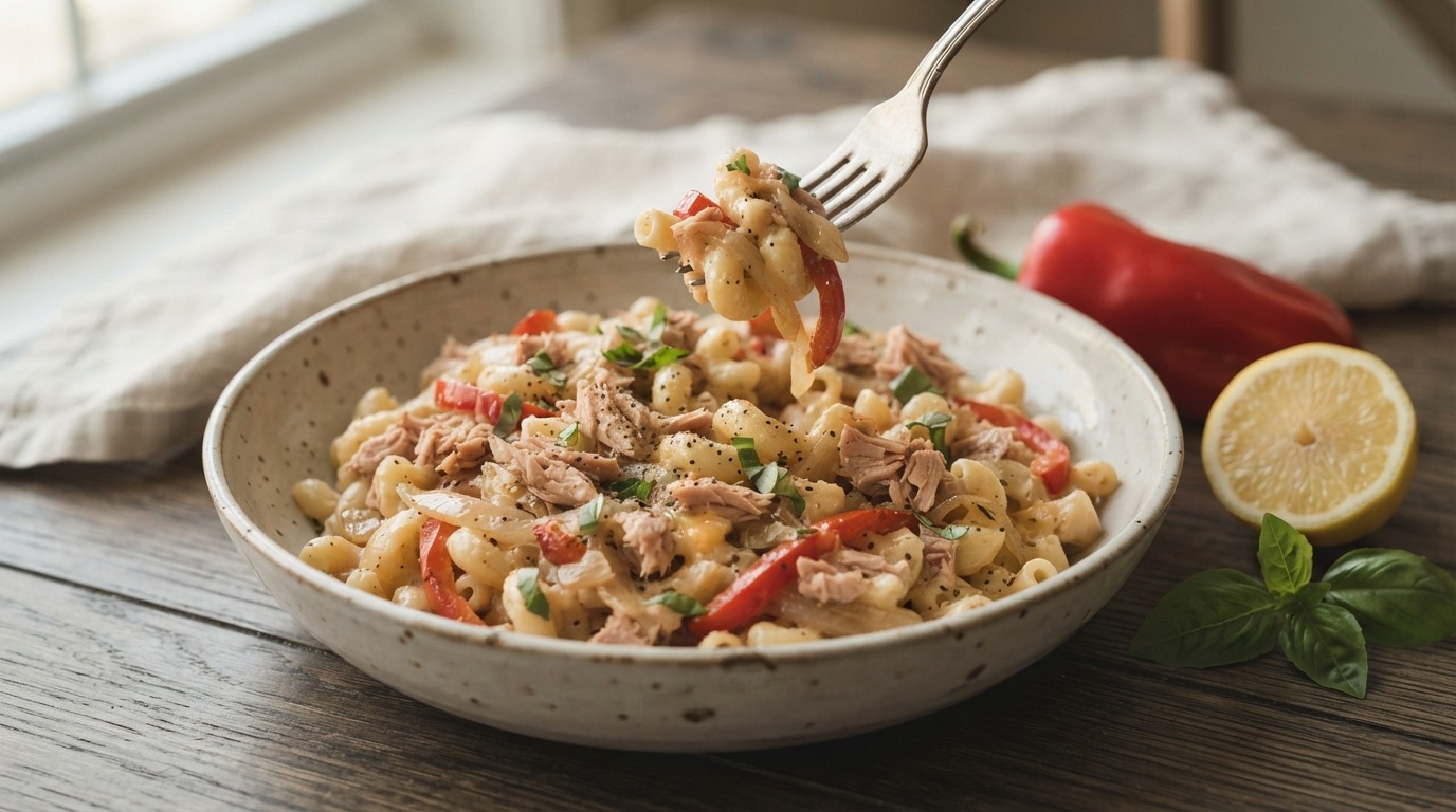 Macaroni met tonijn