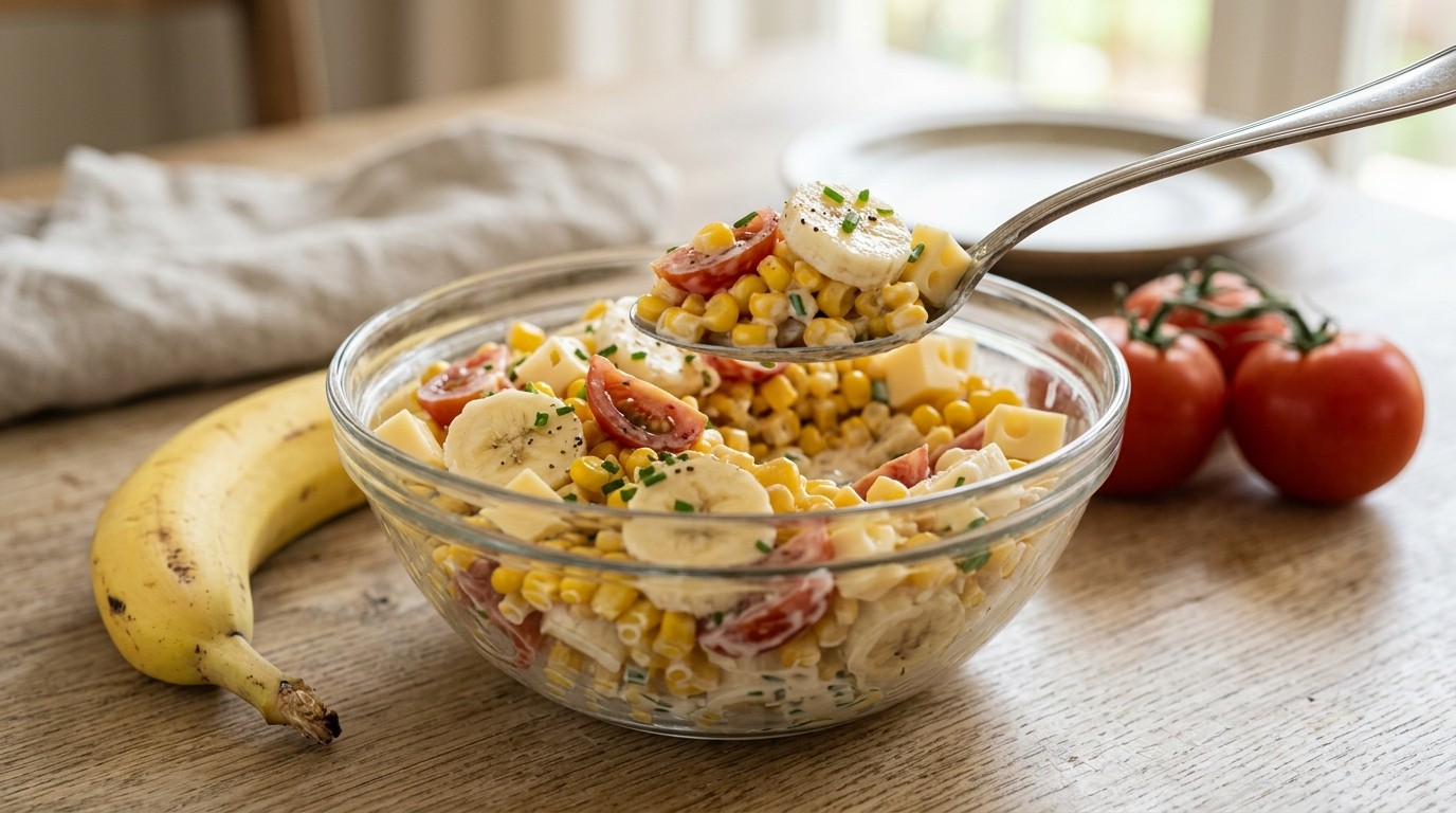 Mais banaan salade