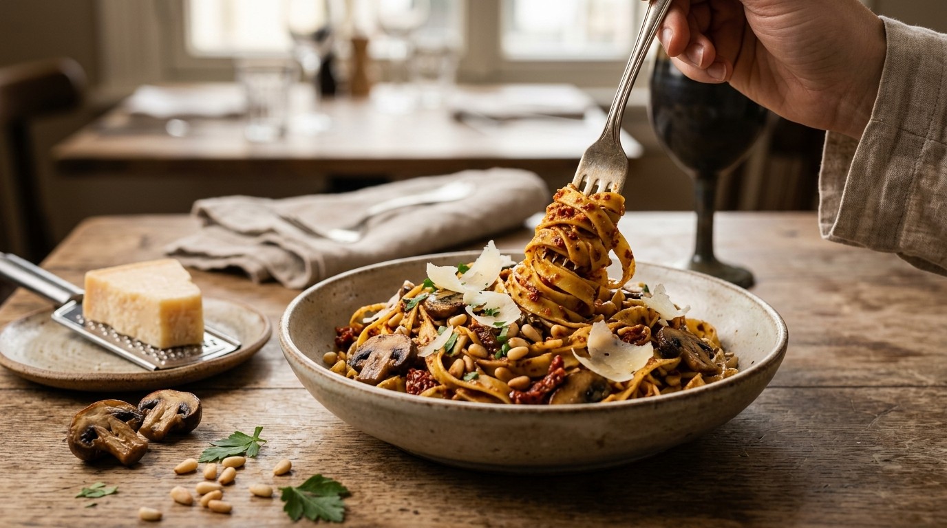 Makkelijke vegetarische pasta