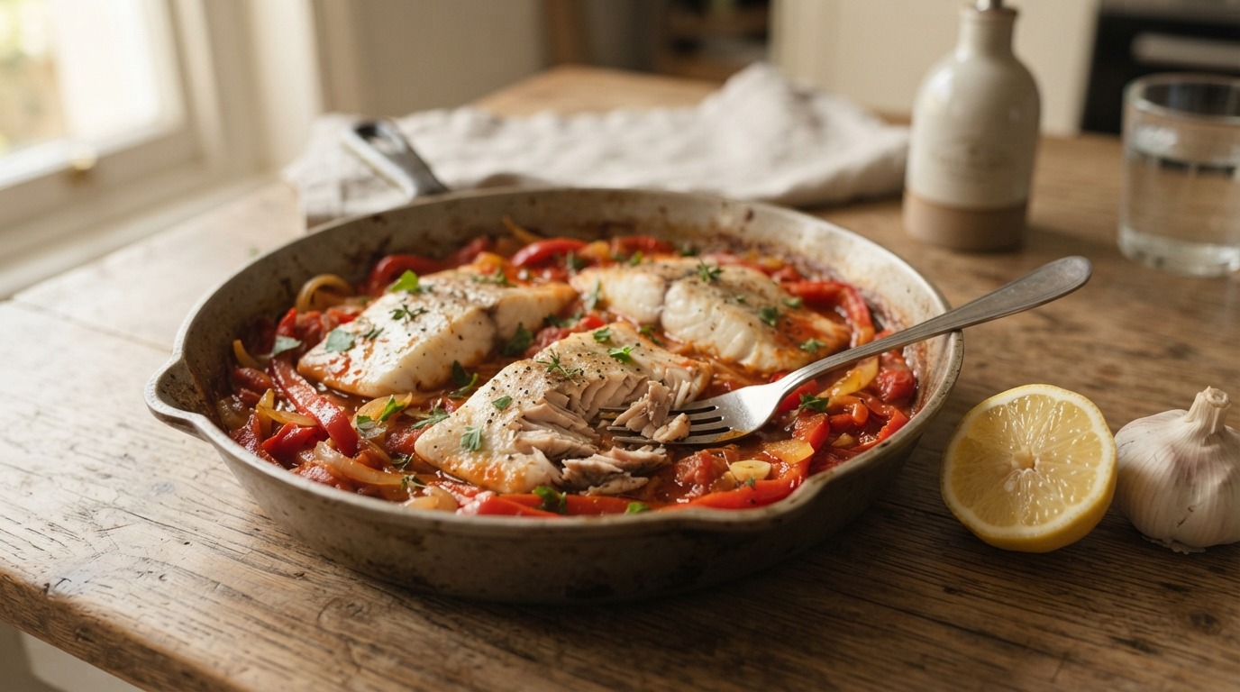 Makreel met paprika