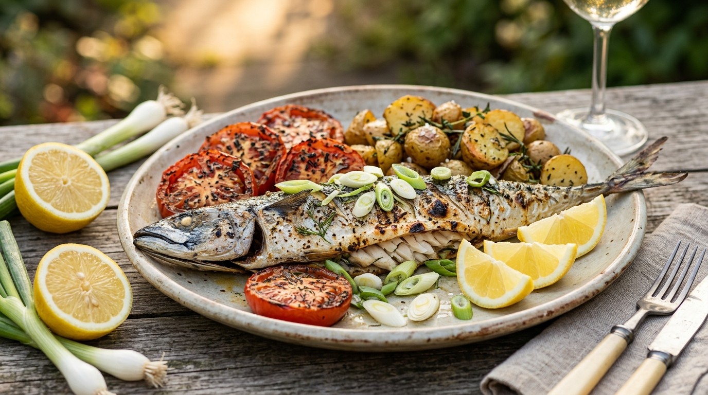 Makreel uit de grill