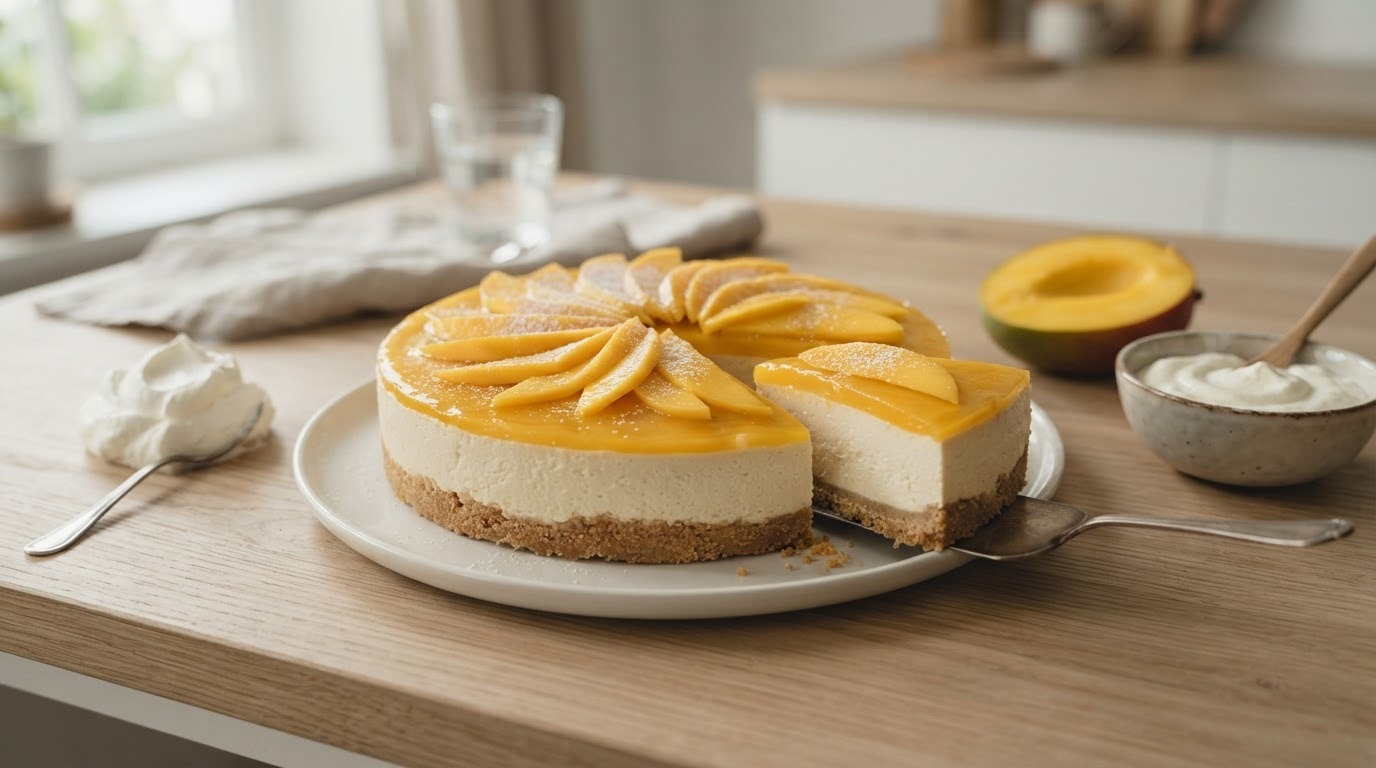 Mango Kwarktaart