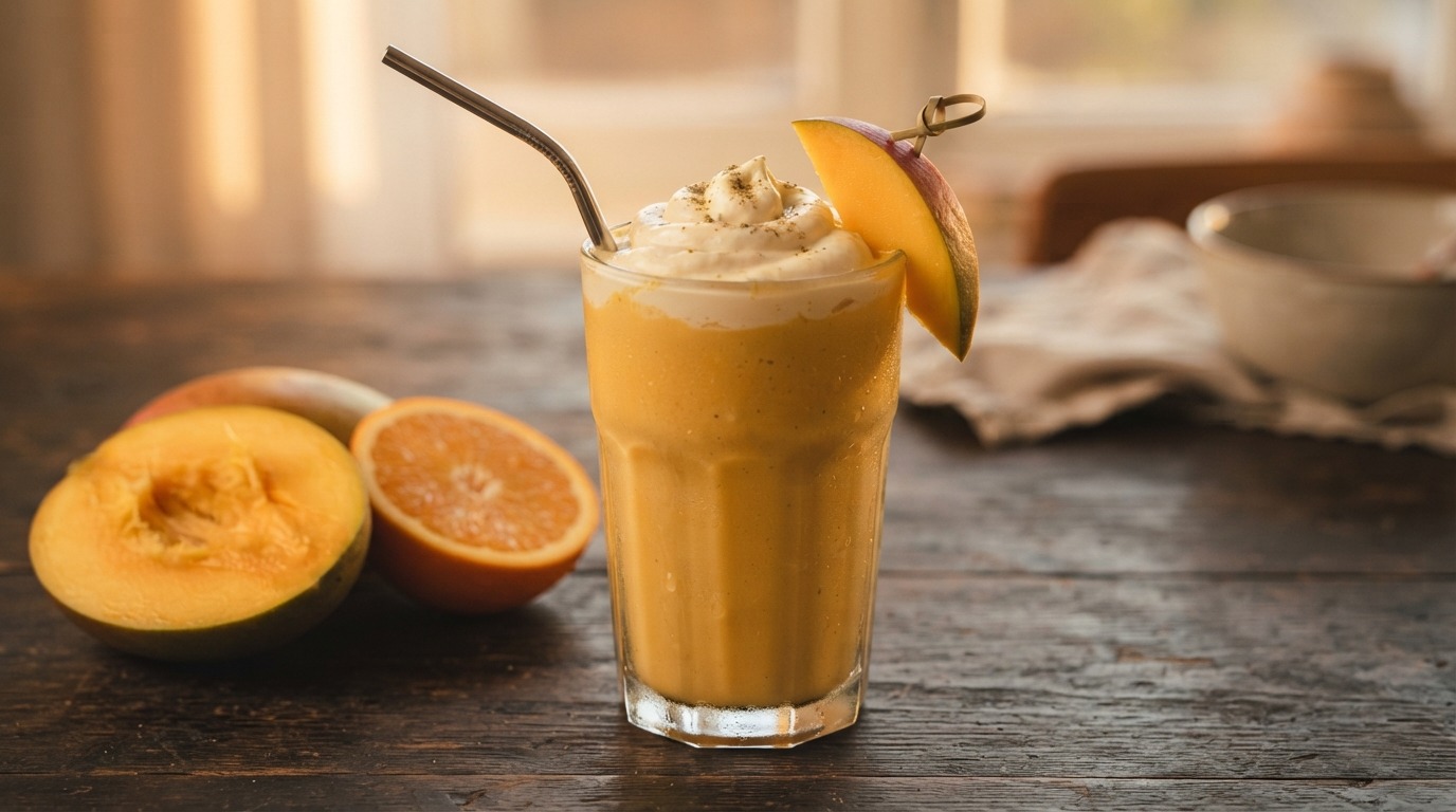 Mango-sinaasappelshake