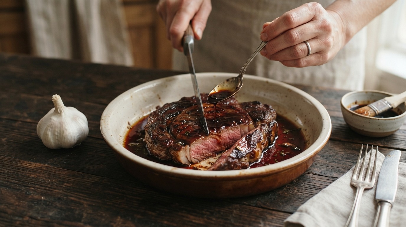 Marinade voor biefstuk
