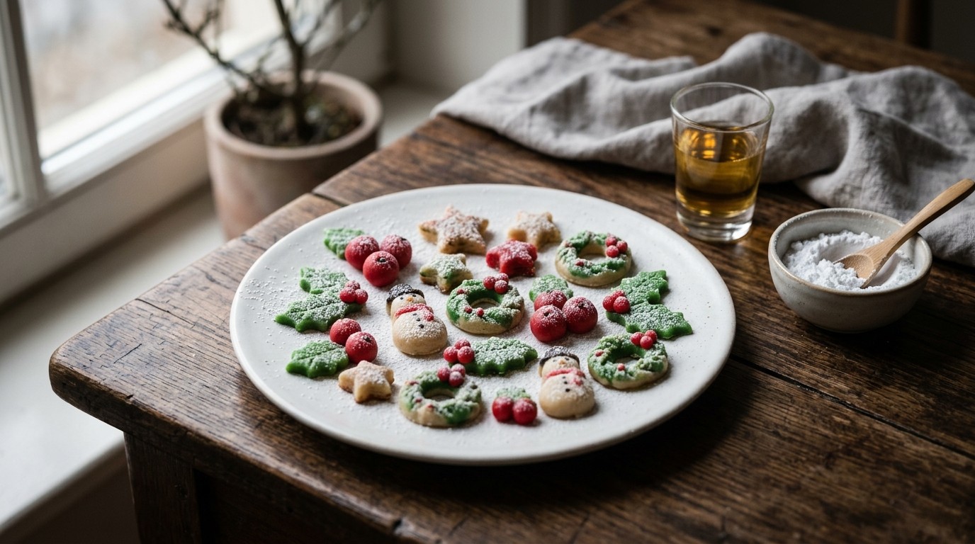 Marsepeinbonbons Kerst