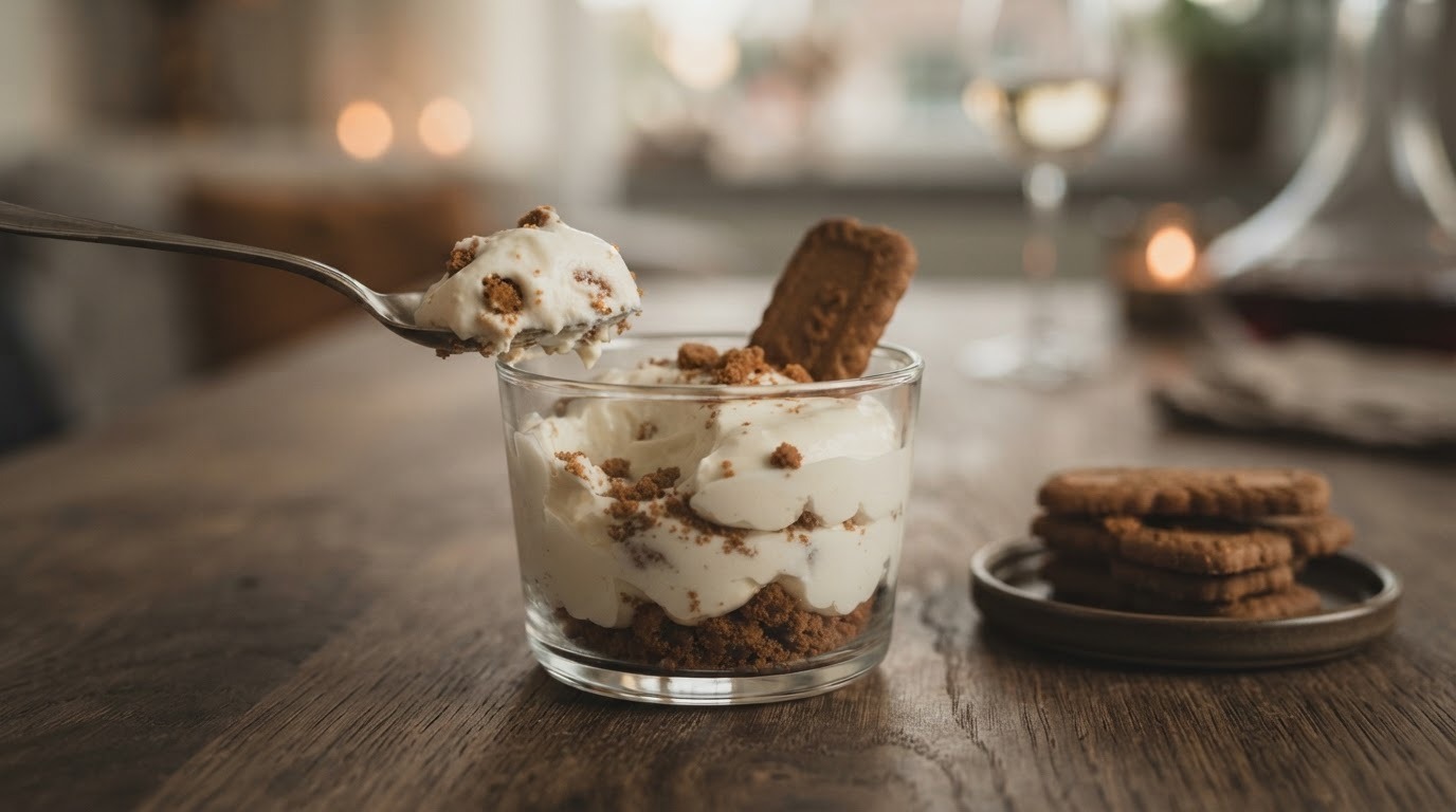 Mascarpone met bastogne koekjes