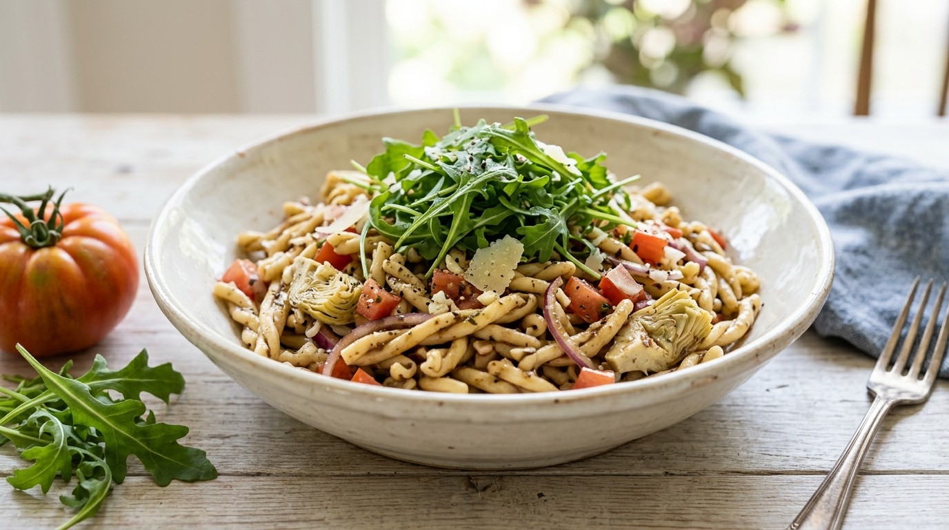 Mediterraanse Pastasalade