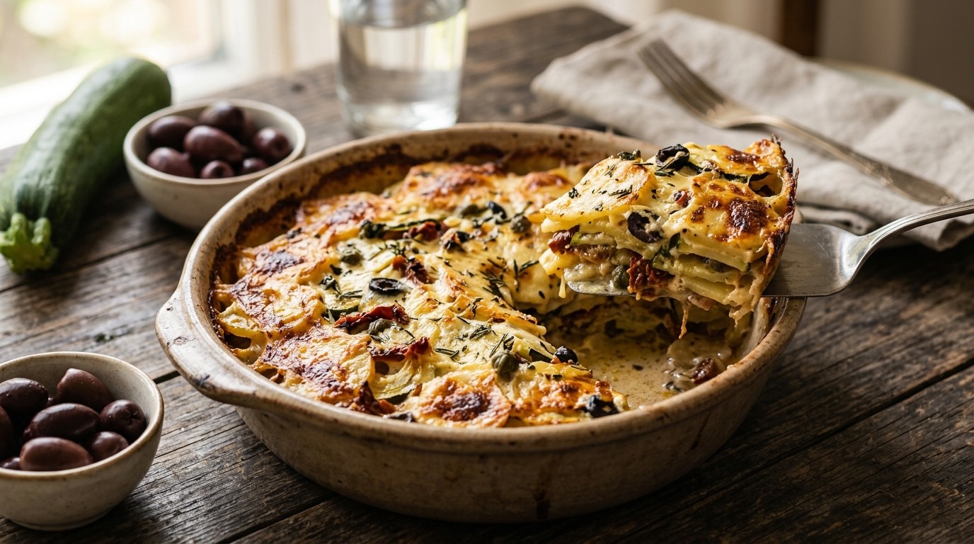 Mediterrane aardappelgratin