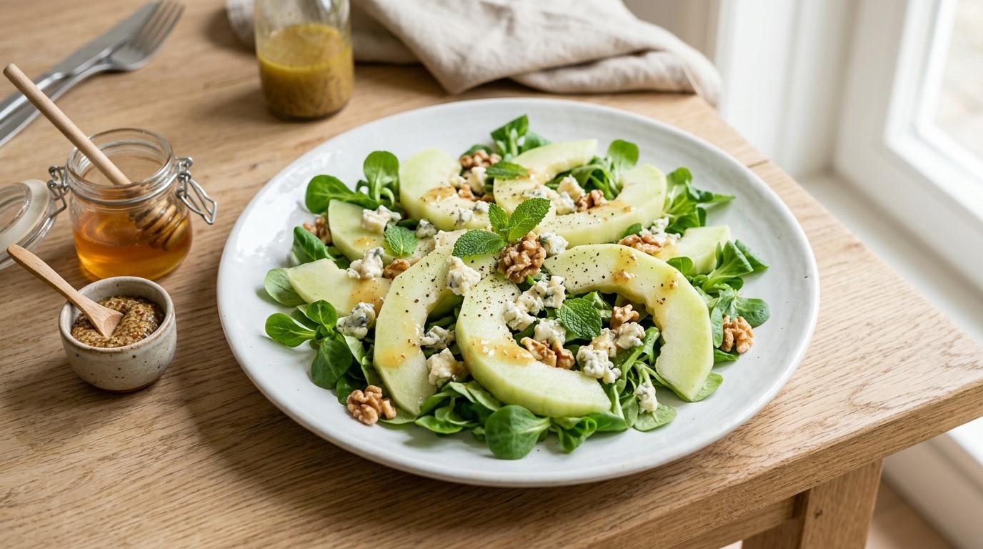 Meloensalade met gorgonzola