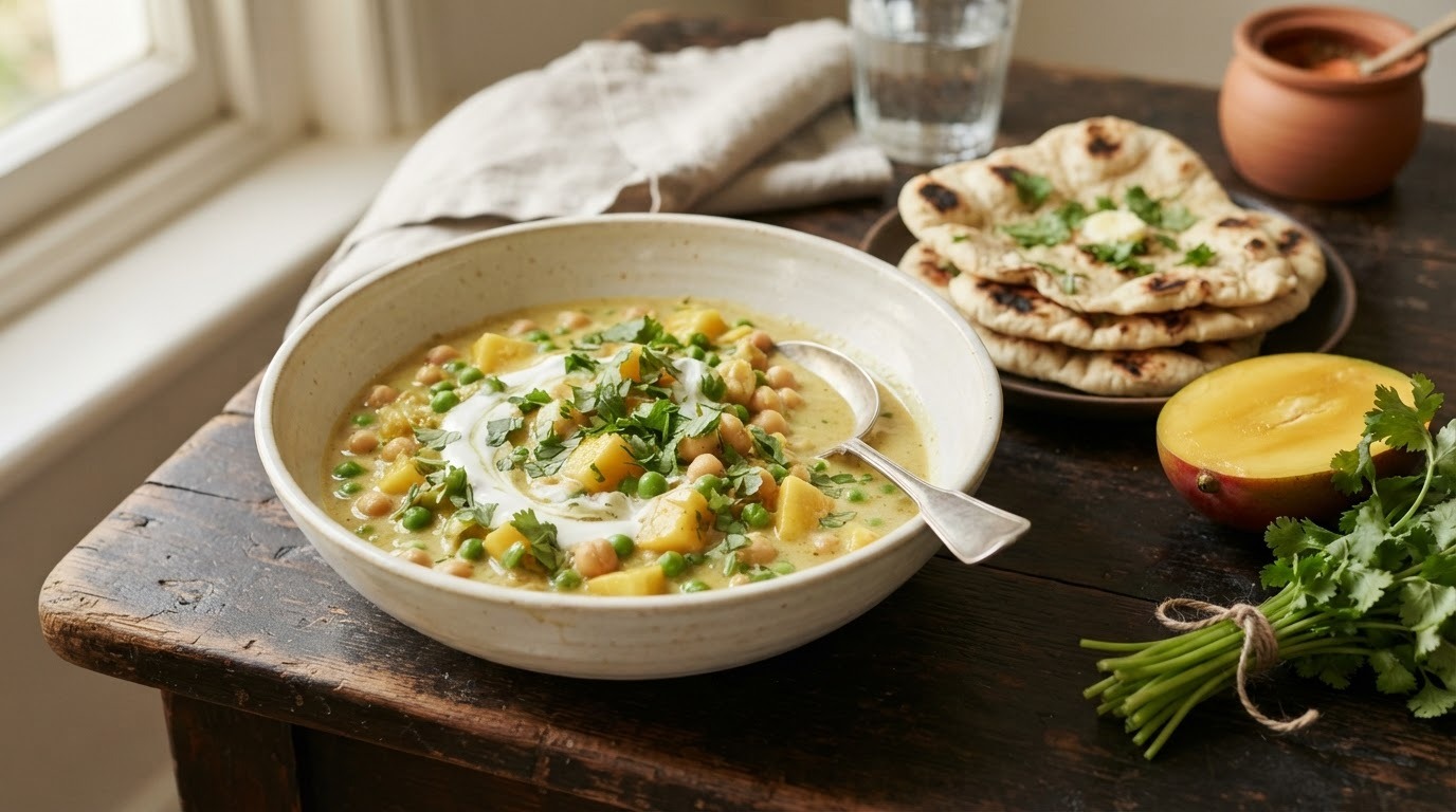 Milde indiaanse curry