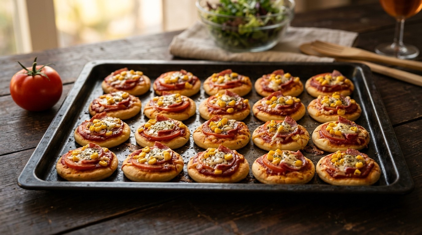 Mini Salamipizza's Voor Buffet
