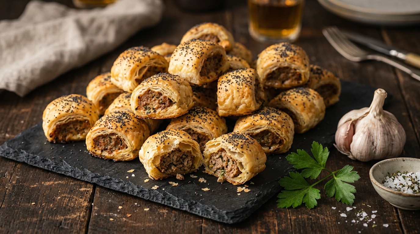Mini sauzijzenbroodjes