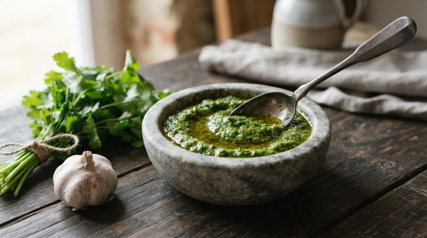 Mojo verde (Spaanse groene saus)