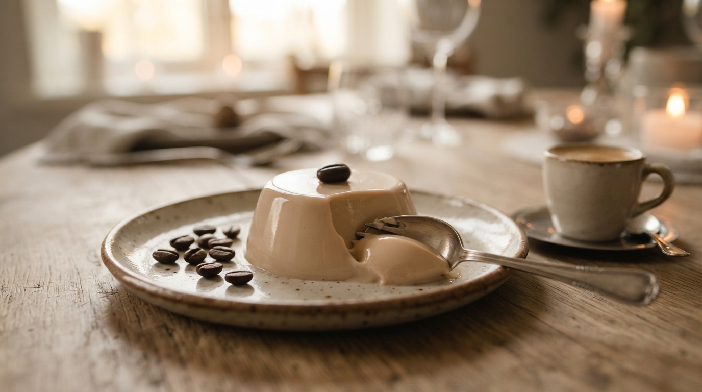 Mokka panna cotta