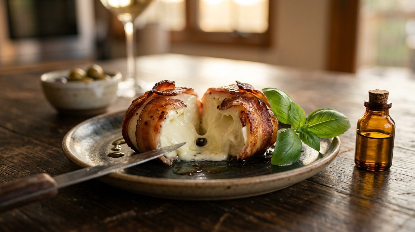 Mozzarella met Bacon