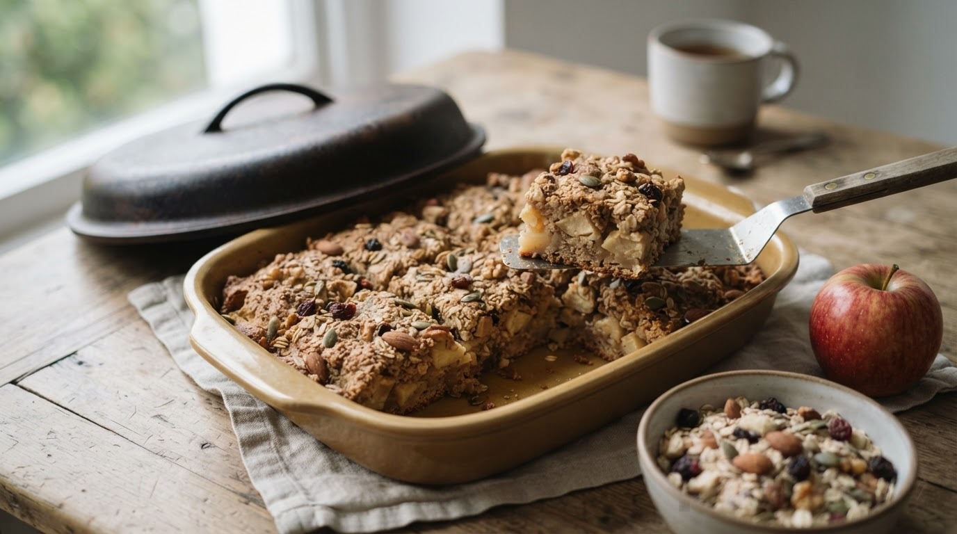 Mueslikoek uit de oven