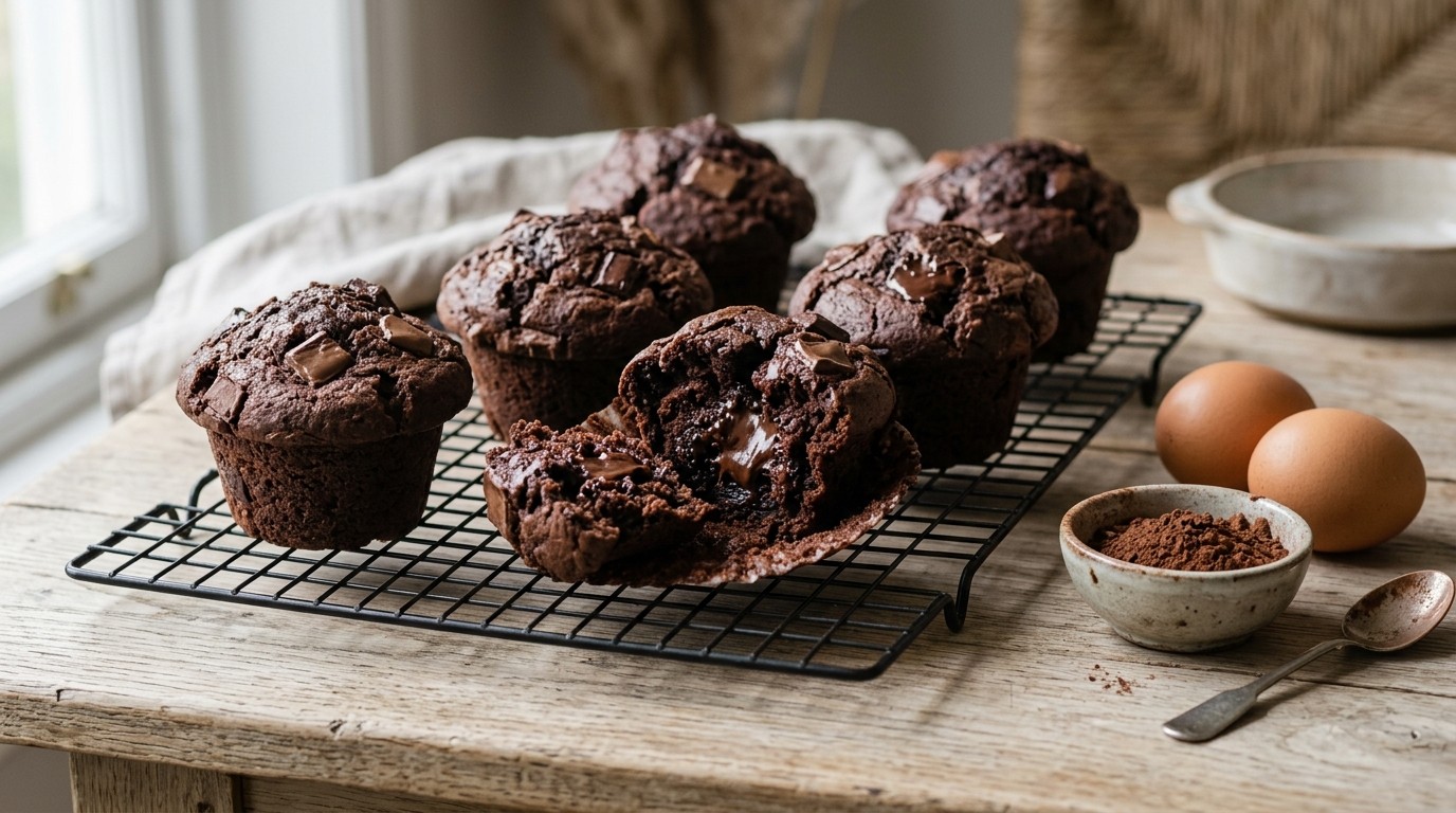 Muffins: american chocolat