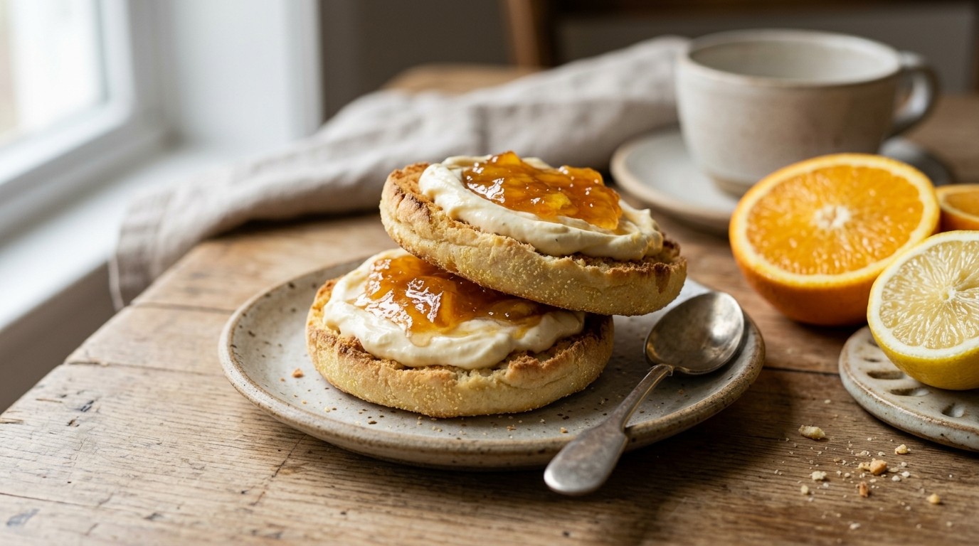 Muffins met marmelade