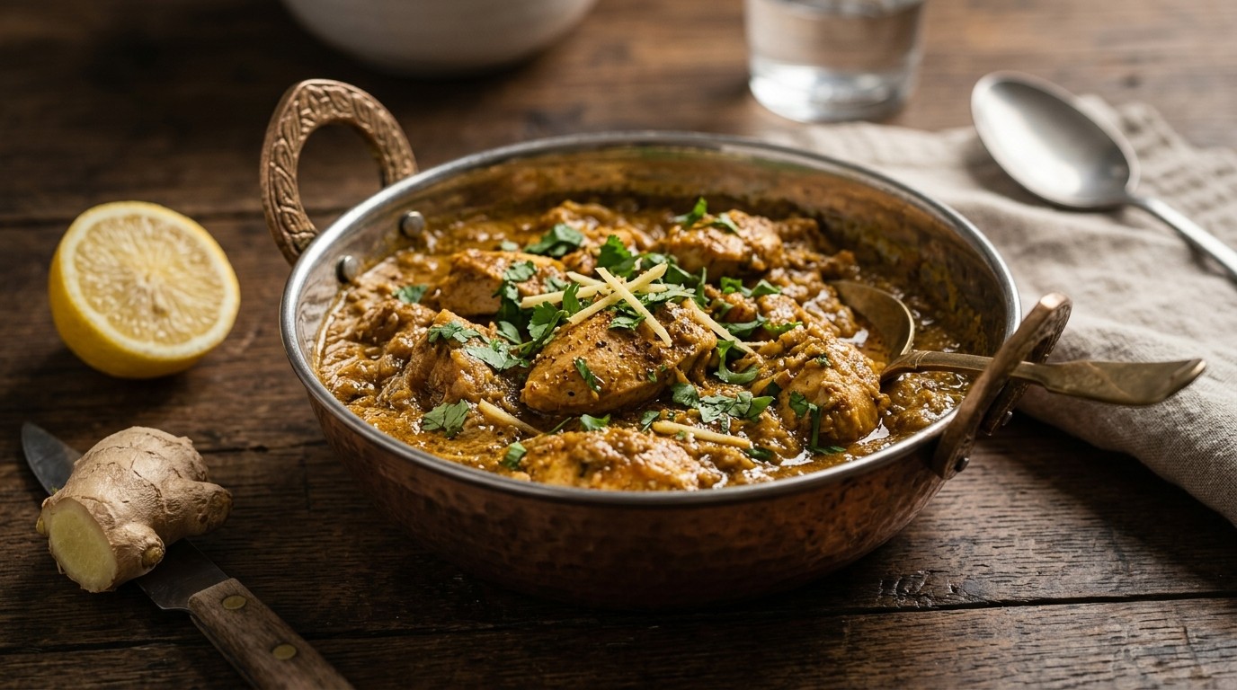 Murgh masala (Dubbelgekruide kip)