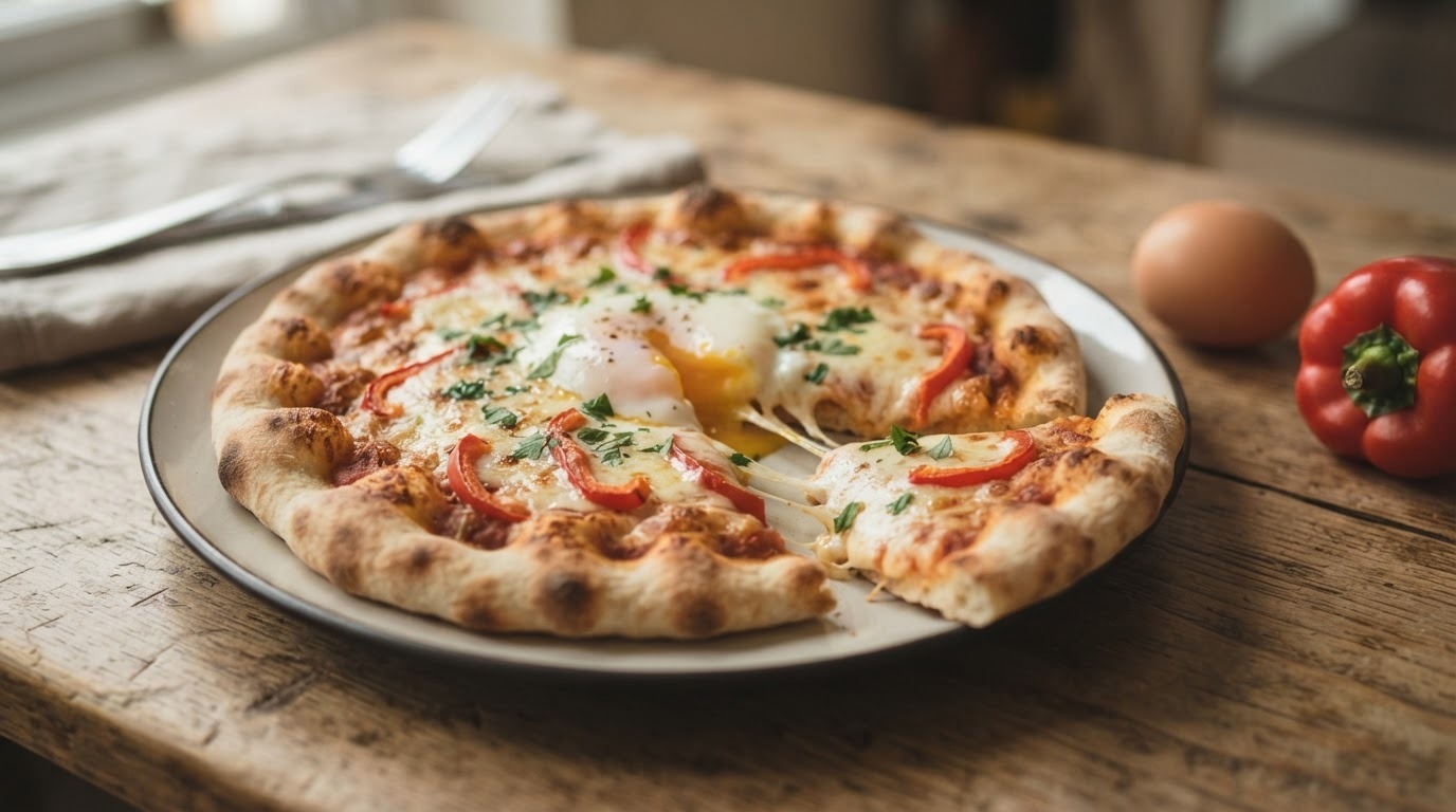 Naanbrood-pizza
