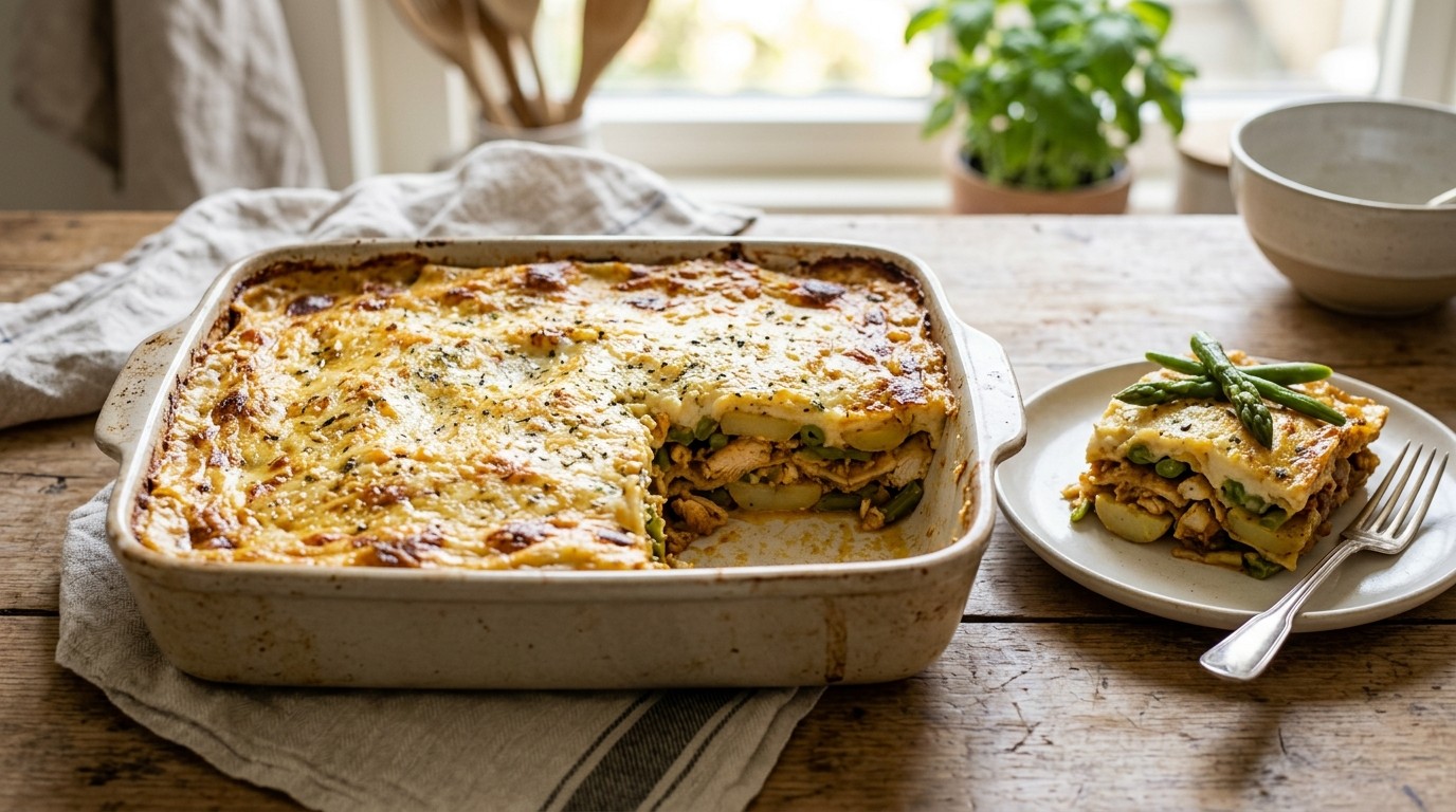 Namaak lasagne met restjes