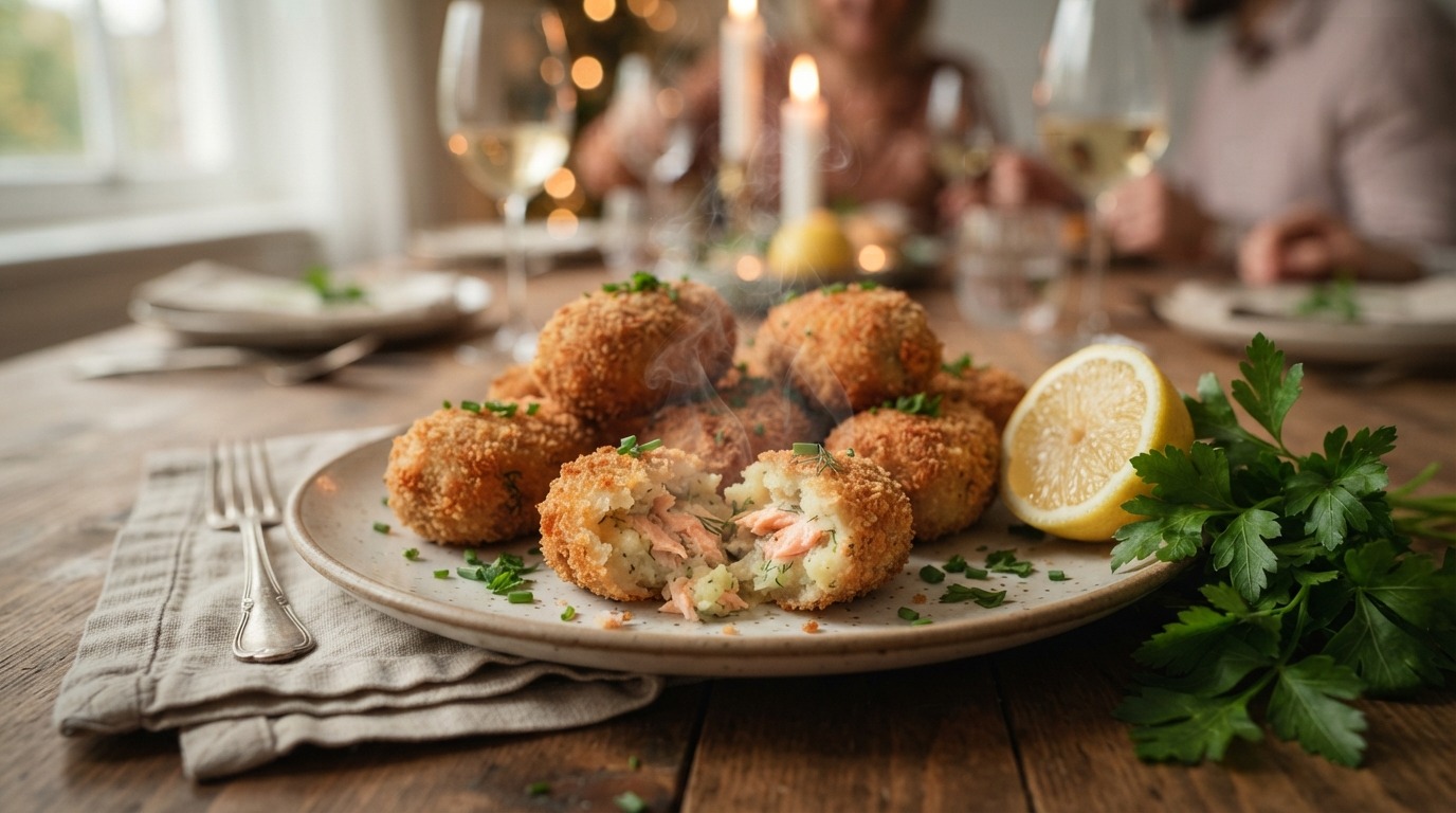 Normandische Zalm kroketjes