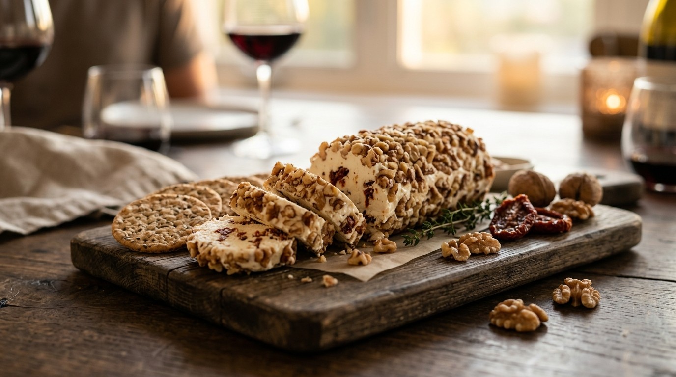 Noten met Roomkaas en Camembert Voor Buffet