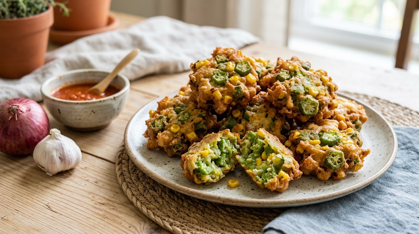 Okra Fritters