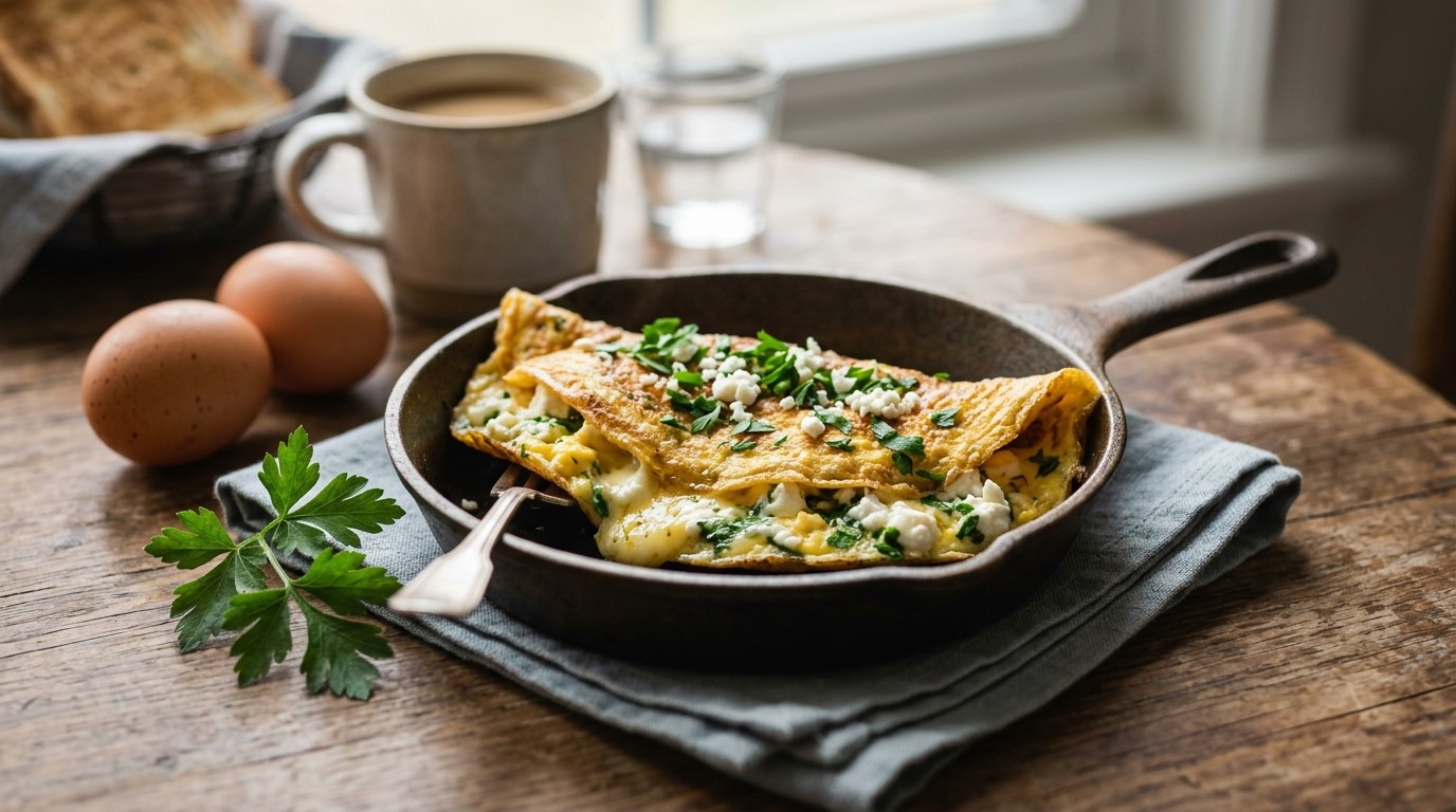 Omelet met Feta