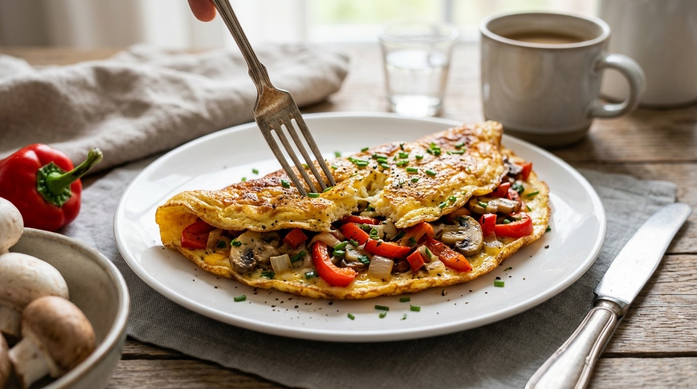 Omelet met groenten