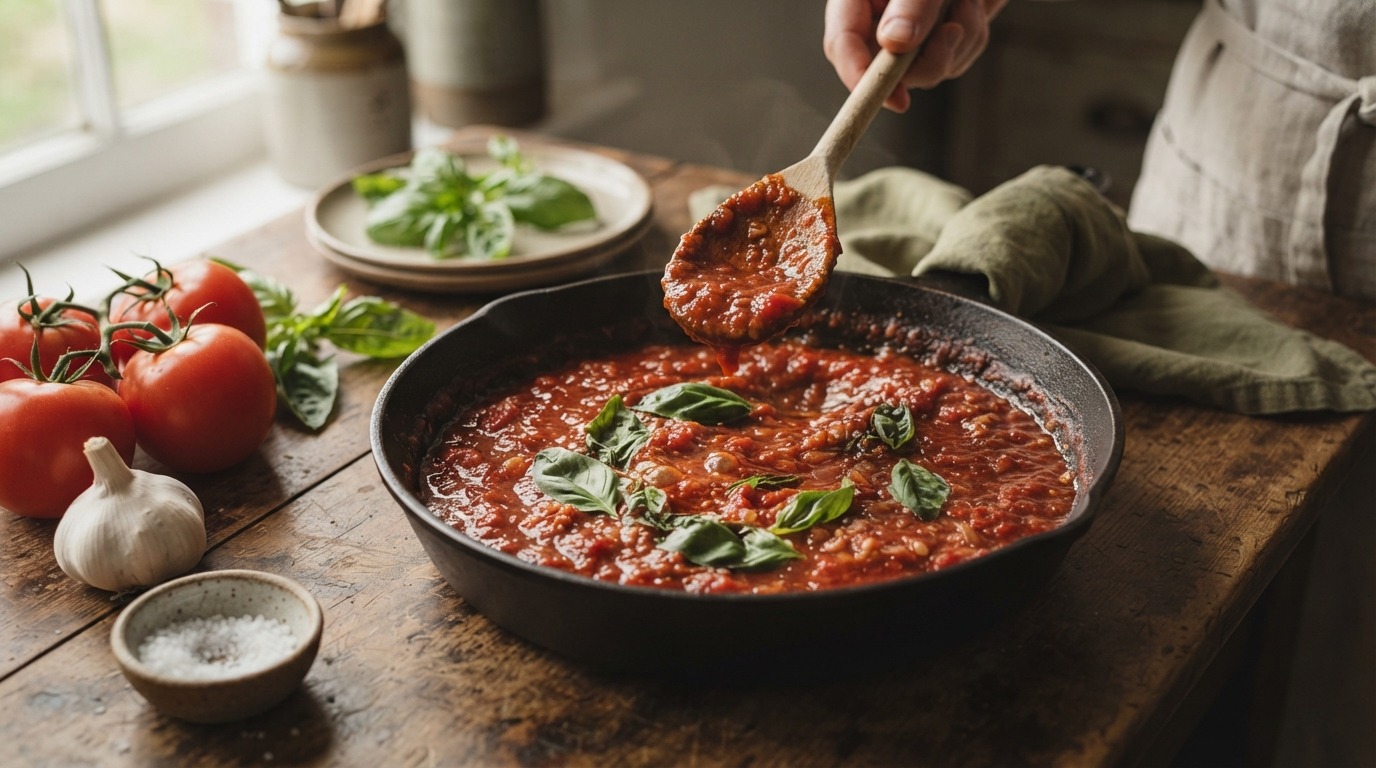 Originele Italiaanse pastasaus