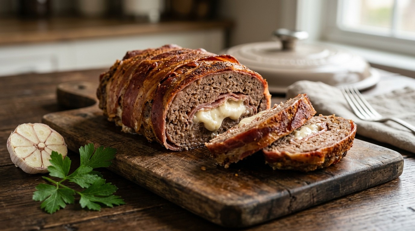 Ovengehakt met ham en Monchou