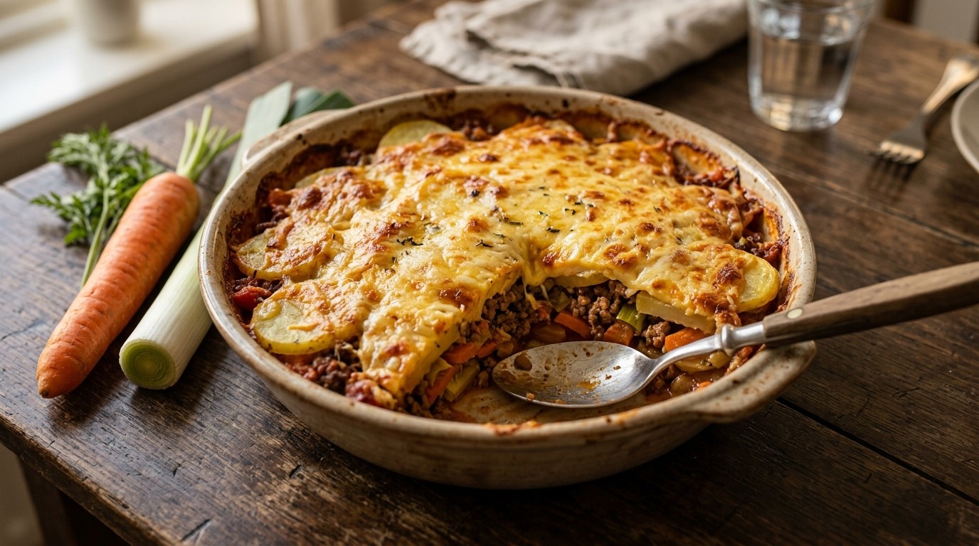 Ovenschotel met Gehakt en Groenten