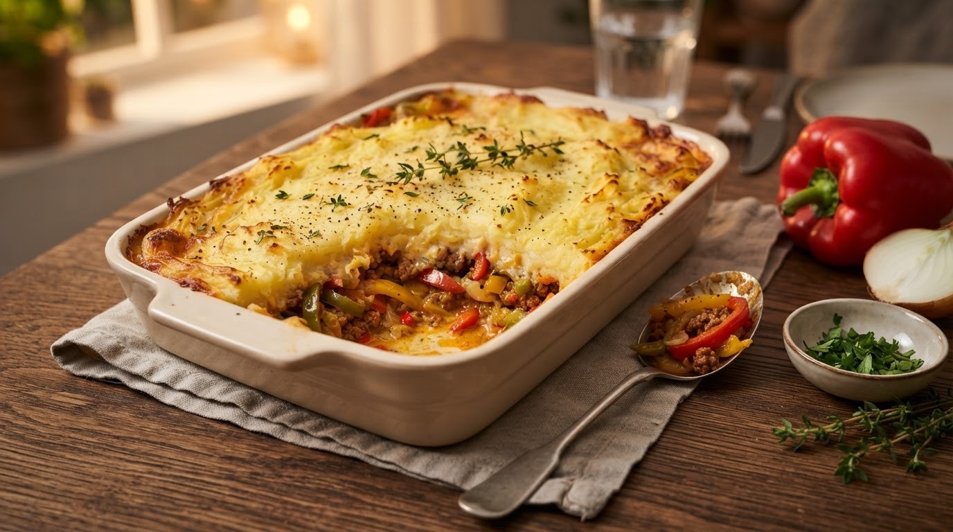 Ovenschotel met Paprika's