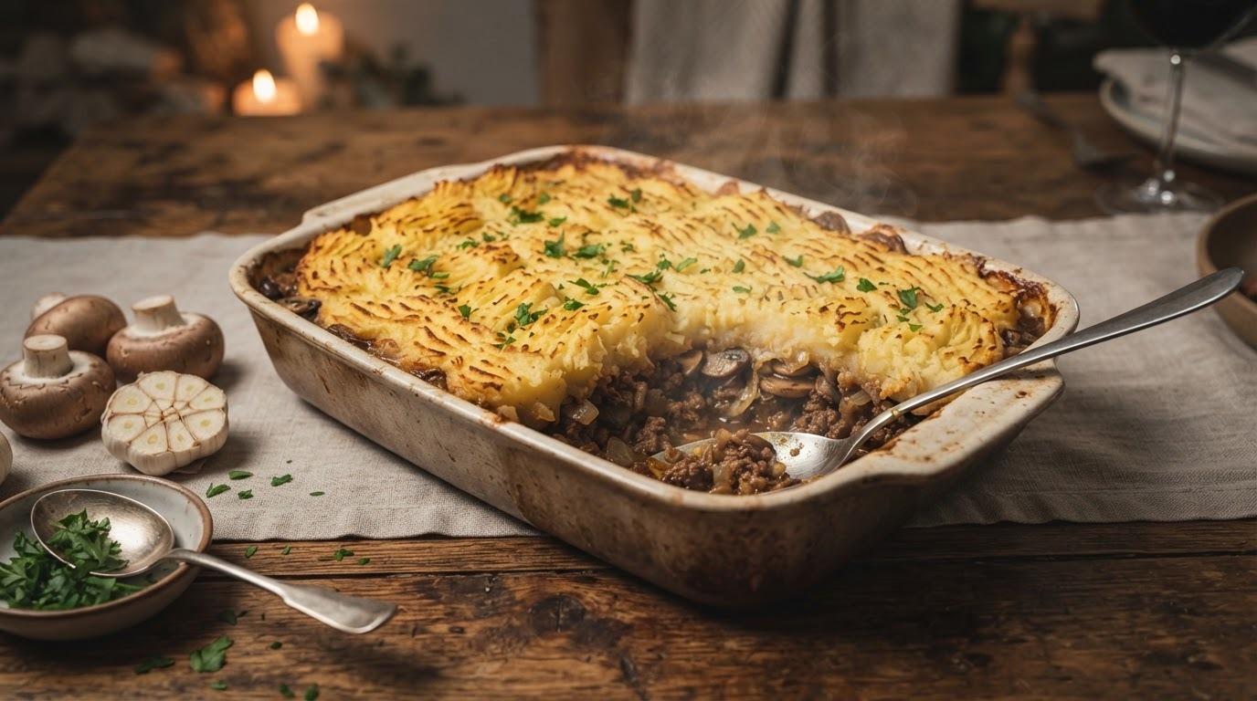 Ovenschotel met puree en gehakt