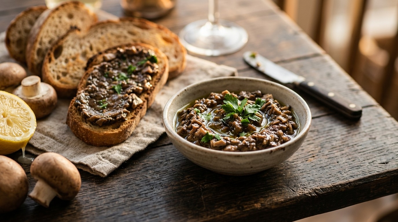 Paddenstoelen-tapenade