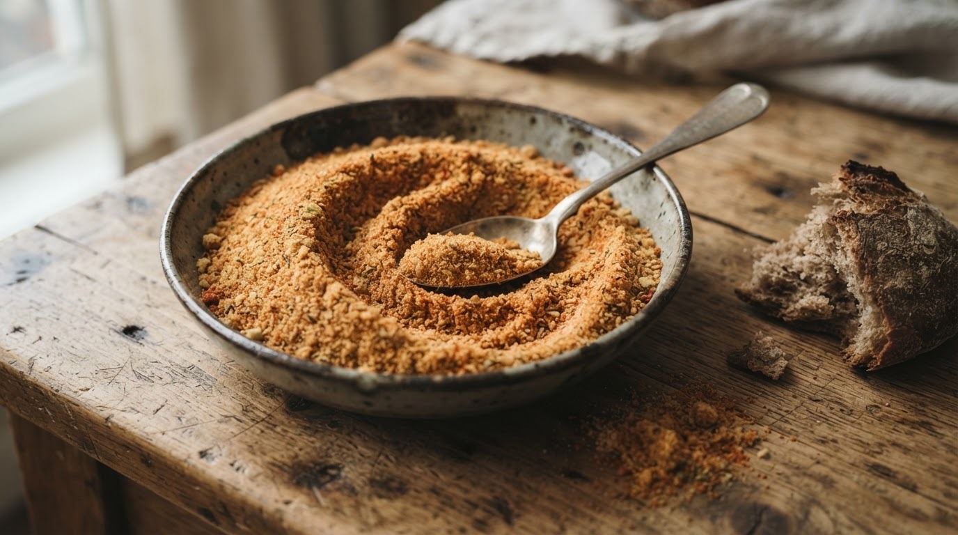 Paneermeel met een smaakje
