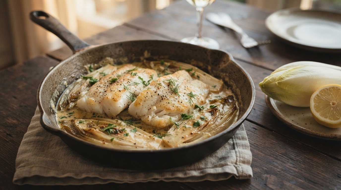Pangasiusfilet met Witlof