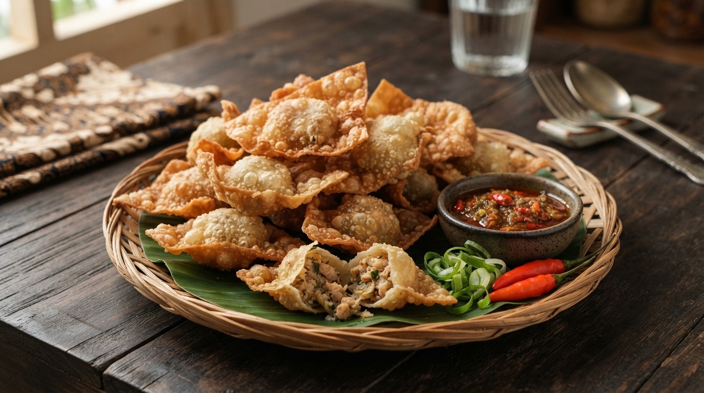 Pangsit Goreng (milde pangsit)