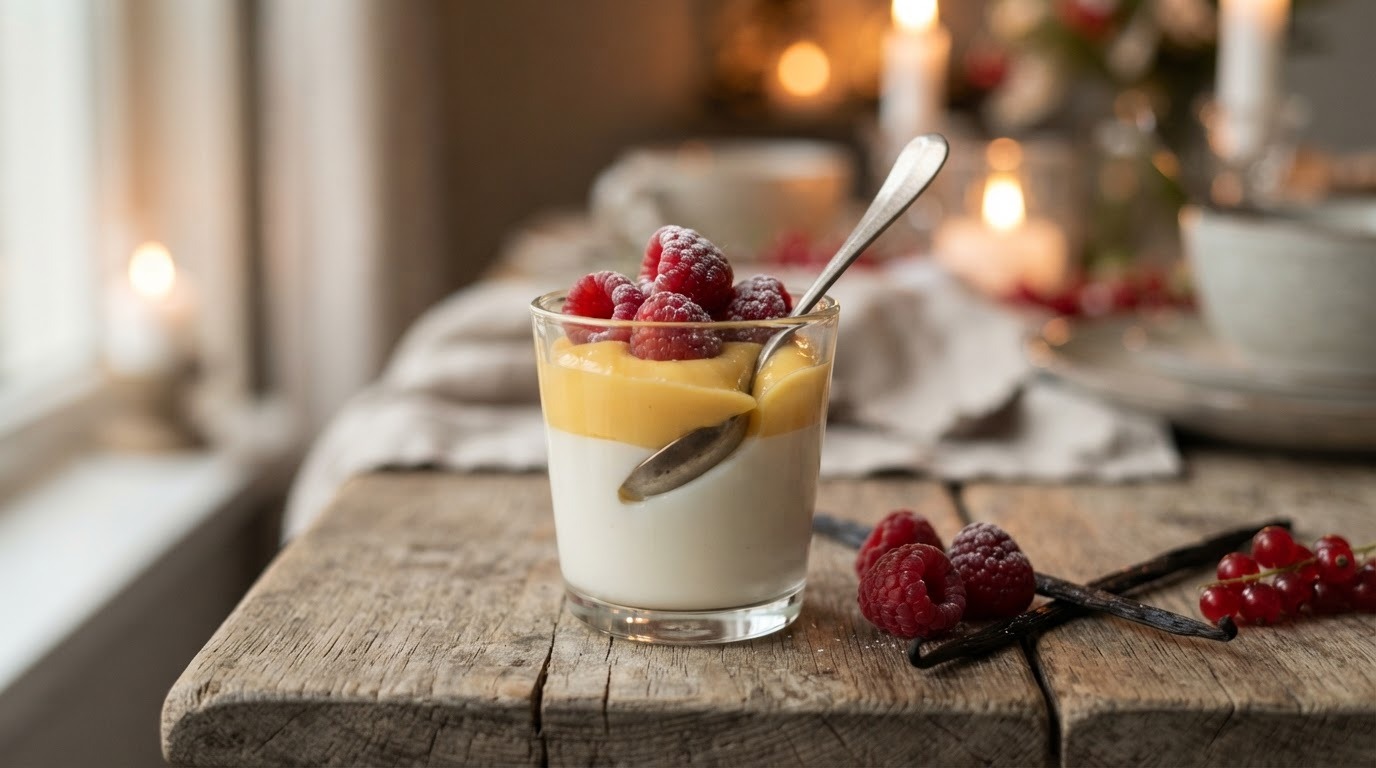 Panna cotta met advocaat