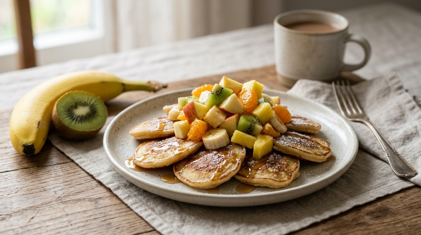 Pannenkoekjes met Fruit
