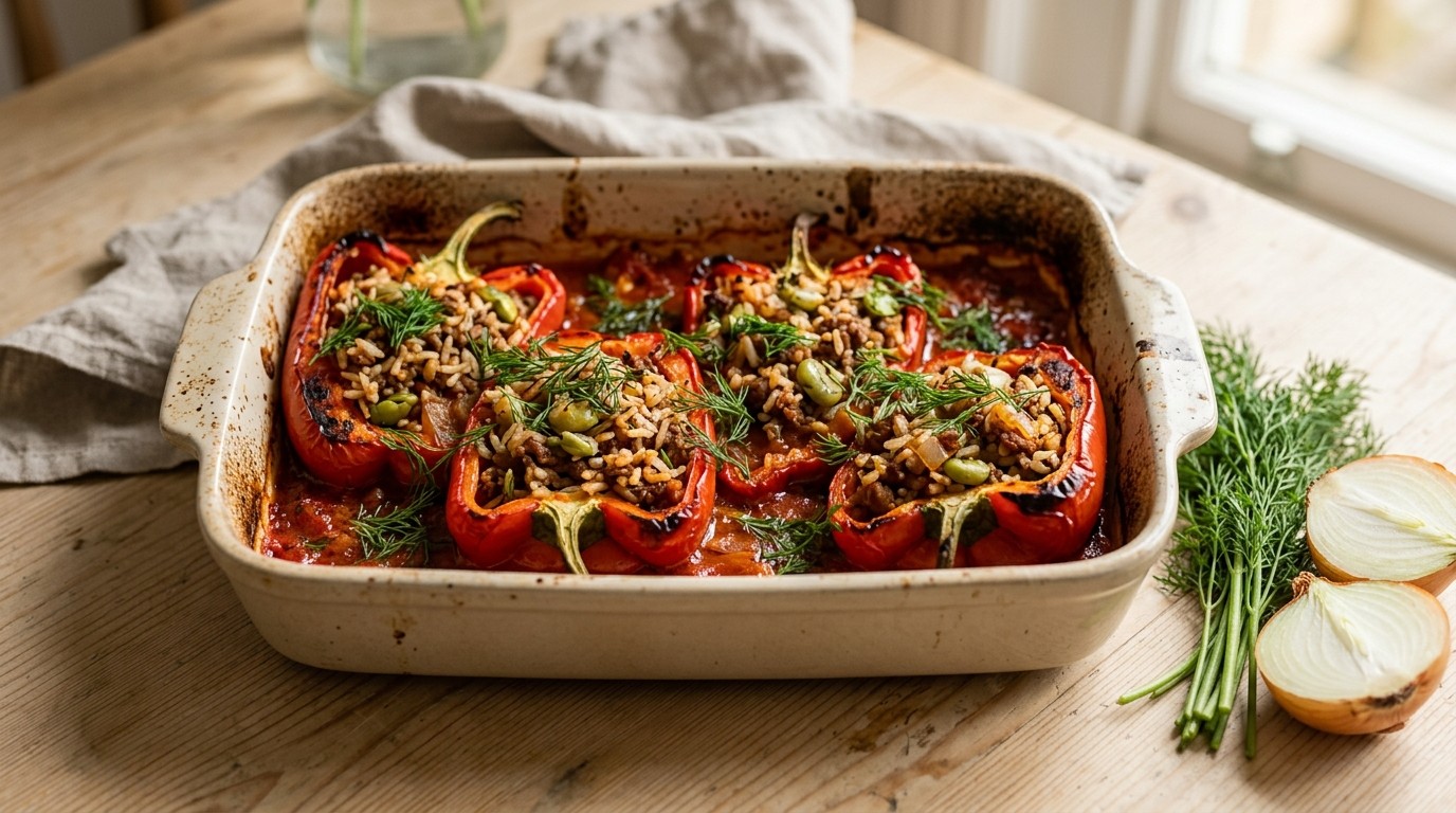 Paprika in de oven