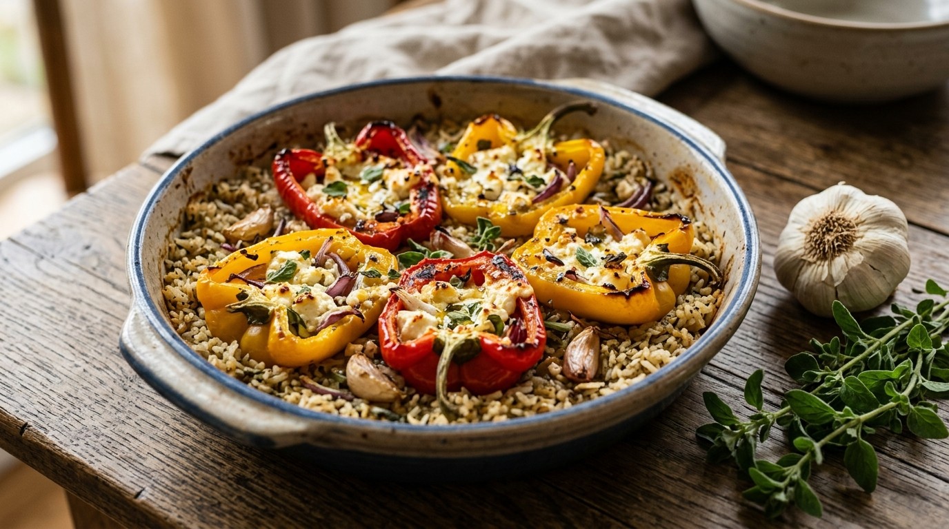 Paprika met Feta